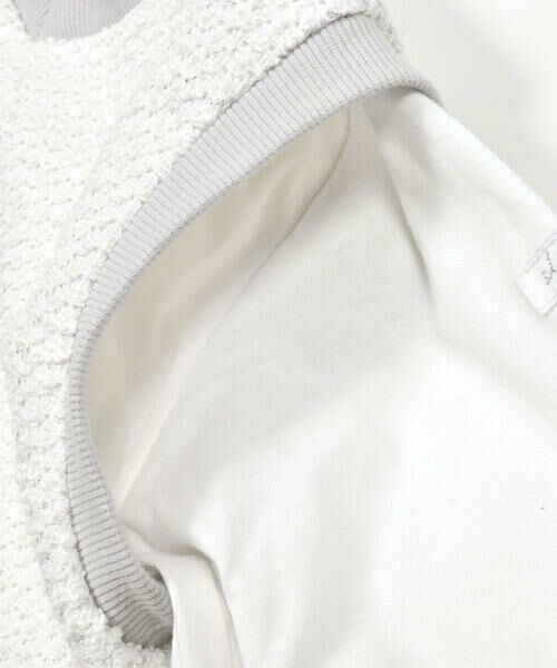 SLAP SLIP / スラップ スリップ Tシャツ | ツイードベストドッキング風長袖Tシャツ(80~140cm) | 詳細4