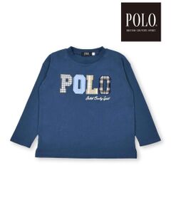 【POLO BCS(ポロ・ビーシーエス)×SLAP SLIPコラボ】ロゴパッチ長袖Tシャツ(80~130cm)