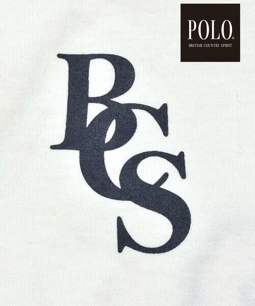 SLAP SLIP / スラップ スリップ Tシャツ | 【POLO BCS(ポロ・ビーシーエス)×SLAP SLIPコラボ】ロゴパッチ長袖Tシャツ(80~130cm) | 詳細14