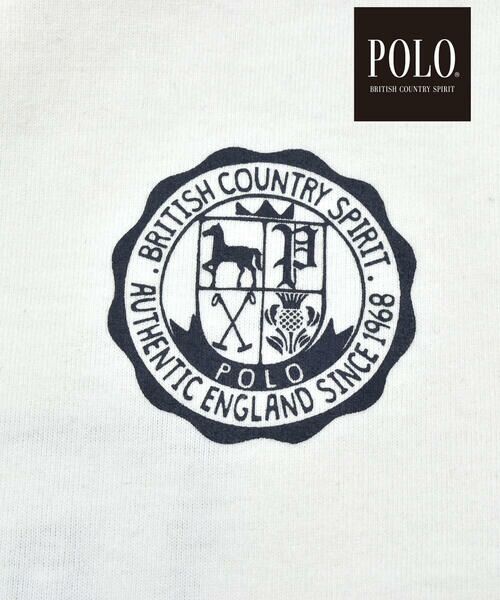 SLAP SLIP / スラップ スリップ Tシャツ | 【POLO BCS(ポロ・ビーシーエス)×SLAP SLIPコラボ】ロゴパッチ長袖Tシャツ(80~130cm) | 詳細15