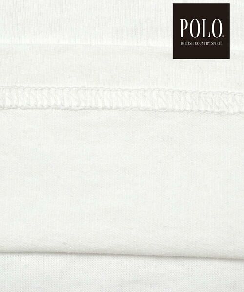 SLAP SLIP / スラップ スリップ Tシャツ | 【POLO BCS(ポロ・ビーシーエス)×SLAP SLIPコラボ】ロゴパッチ長袖Tシャツ(80~130cm) | 詳細16