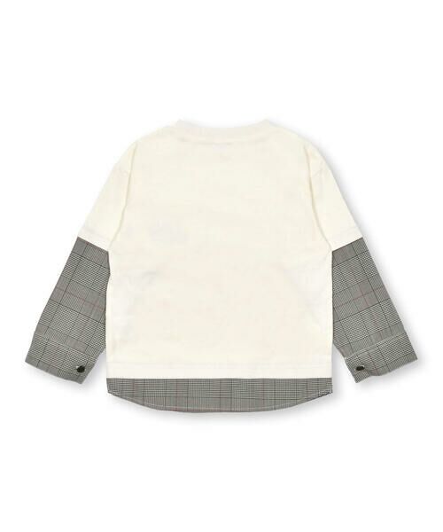 SLAP SLIP / スラップ スリップ Tシャツ | チェック柄レイヤード長袖Tシャツ(80~130cm) | 詳細5