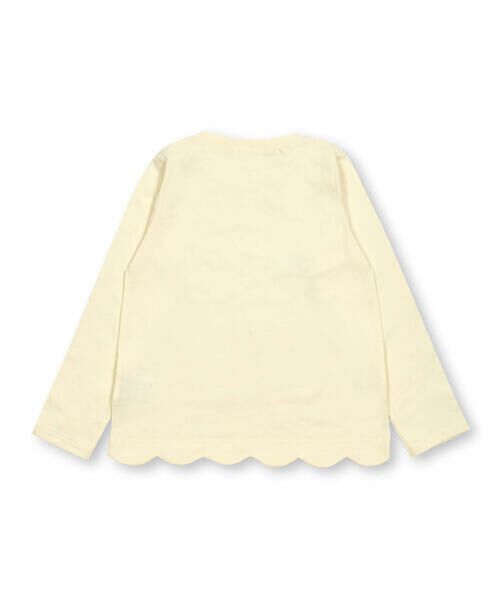 SLAP SLIP / スラップ スリップ Tシャツ | アニマルバレエウサギ裾スカラップお花シフォン長袖Tシャツ(80~130cm) | 詳細13