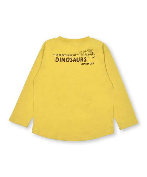 SLAP SLIP / スラップ スリップ Tシャツ | チェック柄恐竜パッチ刺しゅう長袖Tシャツ(80~130cm) | 詳細4