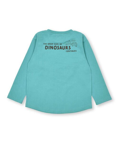 SLAP SLIP / スラップ スリップ Tシャツ | チェック柄恐竜パッチ刺しゅう長袖Tシャツ(80~130cm) | 詳細16