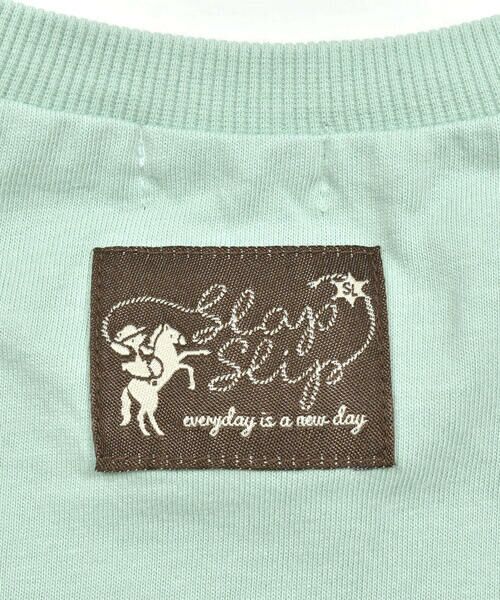 SLAP SLIP / スラップ スリップ Tシャツ | 星ポケット配色チェック柄切り替え長袖Tシャツ(80~130cm) | 詳細20