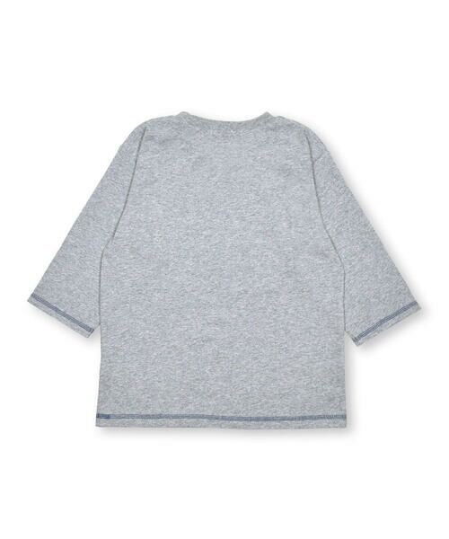 SLAP SLIP / スラップ スリップ Tシャツ | 消防車パッチ刺しゅう7分袖Tシャツ(80~130cm) | 詳細11