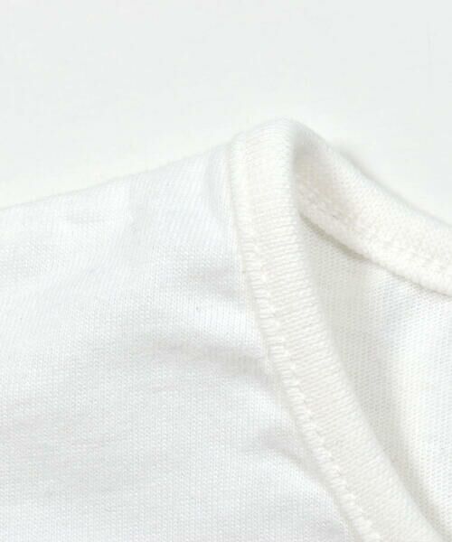 SLAP SLIP / スラップ スリップ Tシャツ | キラキラグリッタープリント・ひらひら肩フリル半袖Tシャツ(80~130cm) | 詳細5