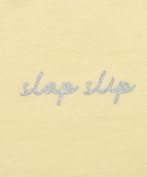 SLAP SLIP / スラップ スリップ Tシャツ | キラキラグリッタープリント・ひらひら肩フリル半袖Tシャツ(80~130cm) | 詳細19