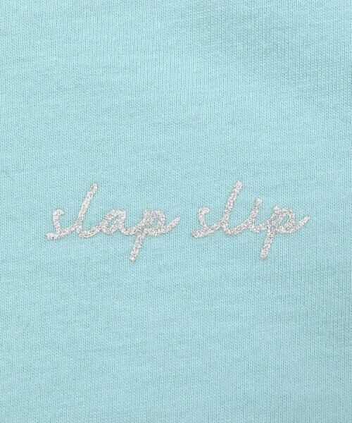 SLAP SLIP / スラップ スリップ Tシャツ | キラキラグリッタープリント・ひらひら肩フリル半袖Tシャツ(80~130cm) | 詳細26