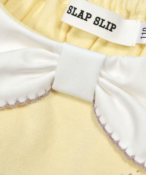 SLAP SLIP / スラップ スリップ Tシャツ | リボン襟キラキラビジューチェリープリント半袖Tシャツ(80~130cm) | 詳細19