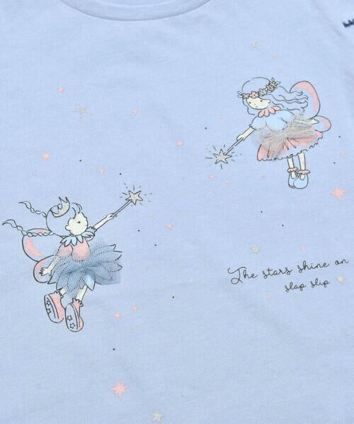 SLAP SLIP / スラップ スリップ Tシャツ | チュールリボンウサギ妖精モチーフ半袖Tシャツ(80~140cm) | 詳細20
