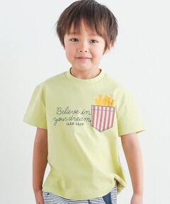 プリントフェイクポケットモチーフTシャツ(80~130cm)