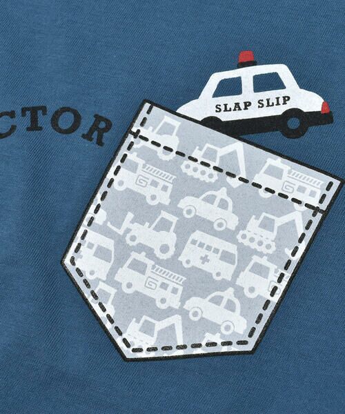 SLAP SLIP / スラップ スリップ Tシャツ | プリントフェイクポケットモチーフTシャツ(80~130cm) | 詳細11