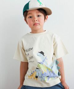 背びれつき恐竜プリントTシャツ(80~130cm)