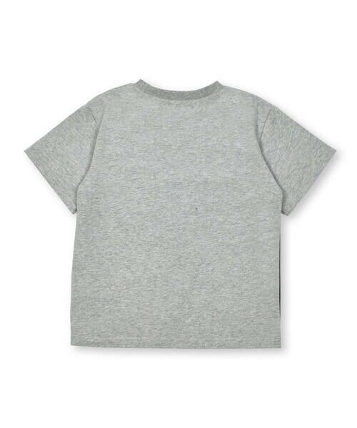 SLAP SLIP / スラップ スリップ Tシャツ | 【お揃い】チェックストライプ切り替え半袖Tシャツ(80~130cm) | 詳細12