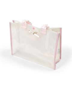 SLAP SLIP / スラップ スリップ バッグ | 恐竜プリントフリル持ち手リボン付きキラキラスイムバッグ