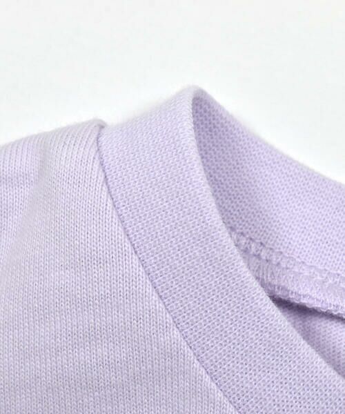 SLAP SLIP / スラップ スリップ Tシャツ | 【お揃い】フロントリボンチェックストライプ柄切り替え半袖Tシャツ(80~130cm) | 詳細13