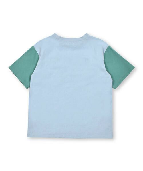 SLAP SLIP / スラップ スリップ Tシャツ | ポケット付きビッグシルエットバイカラー半袖Tシャツ(80~130cm) | 詳細2