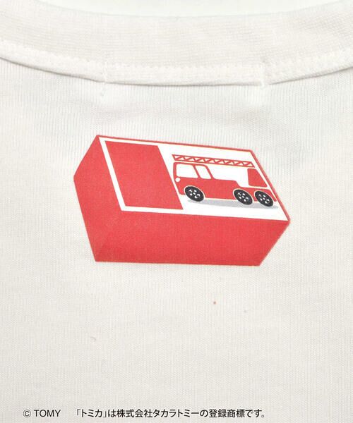 SLAP SLIP / スラップ スリップ Tシャツ | 【トミカ×SLAPSLIPコラボアイテム】救急車消防車パトロールカープリントTシャツ(90~120cm) | 詳細10