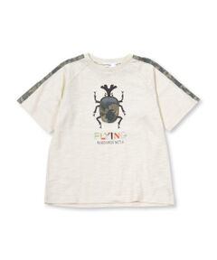 【接触冷感】カブトムシパッチTシャツ(80~120cm)