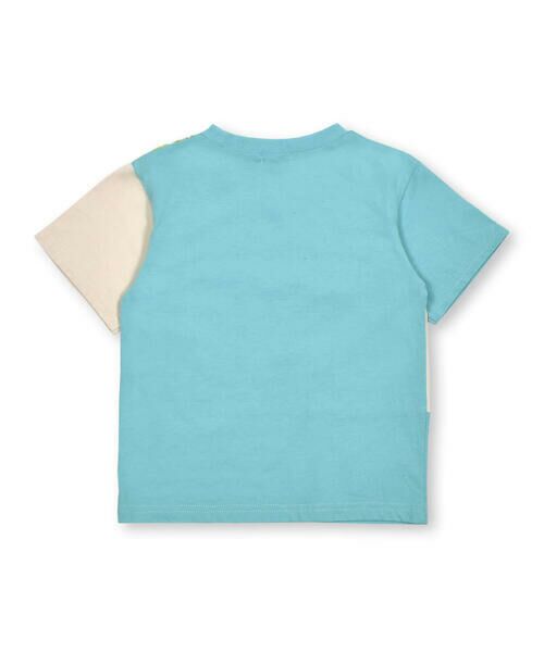 SLAP SLIP / スラップ スリップ Tシャツ | 【お揃い】サファリプリント柄切り替え半袖Tシャツ(80~130cm) | 詳細4