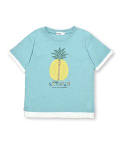 ファスナーつきパイナップル半袖Tシャツ(80~130cm)