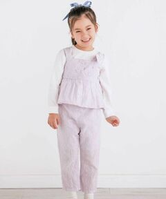 SLAP SLIP / スラップ スリップ セットアップ | 肩リボンビスチェ+パンツレースセットアップ2点セット(80~130cm)