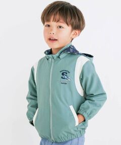 SLAP SLIP / スラップ スリップ ブルゾン | 【お揃い/UVカット/リバーシブル】切り替えプリント柄タフタジャケット(80~130cm)