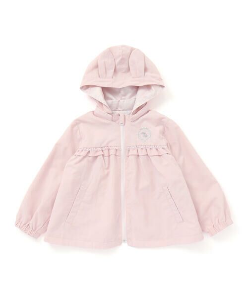 ドゥロワー シルクタフタ ピンク ジャケット ギャザー ブルゾン ナイロン Drawer（ジャケット/アウター ・ ピンク/桃色系）のフリマ