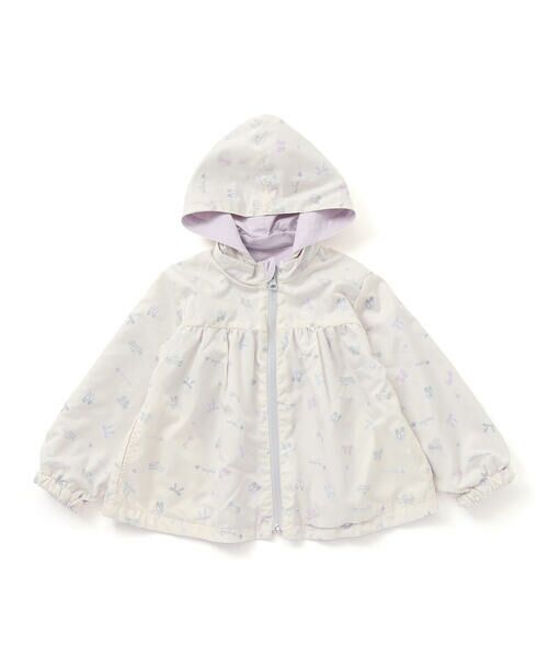 SLAP SLIP / スラップ スリップ ナイロンジャケット | 【お揃い/UVカット/リバーシブル】ウサギネコ耳付きフードタフタジャケット(80~130cm) | 詳細16