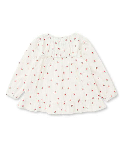 SLAP SLIP / スラップ スリップ シャツ・ブラウス | 【お揃い】襟付きイチゴ花柄チュニック(80~130cm) | 詳細4