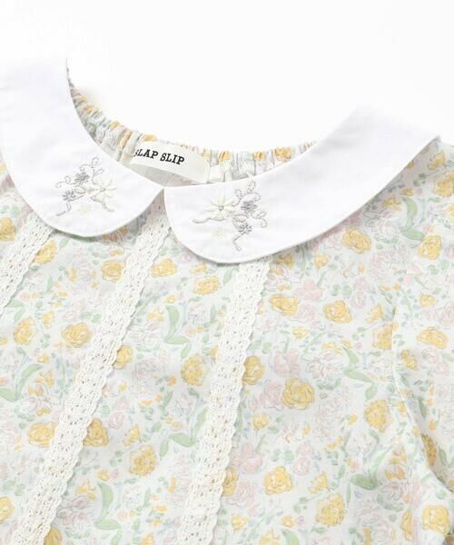 SLAP SLIP / スラップ スリップ シャツ・ブラウス | 【お揃い】襟付きイチゴ花柄チュニック(80~130cm) | 詳細10