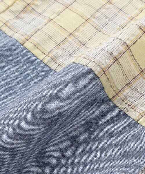 SLAP SLIP / スラップ スリップ シャツ・ブラウス | 【お揃い】チェックダンガリー切り替え襟付きシャツ(80~130cm) | 詳細17