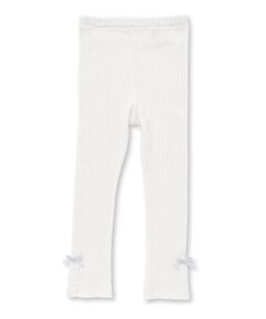 SLAP SLIP / スラップ スリップ レギンス・スパッツ | 裾レースリボン付きレギンス(80~130cm)