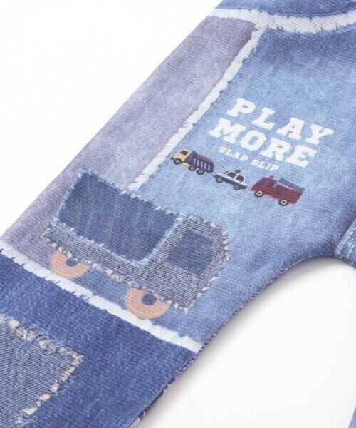 SLAP SLIP / スラップ スリップ その他パンツ | ワクワクいろんなモチーフデニム風プリントミラノリブパンツ(80~120cm) | 詳細10