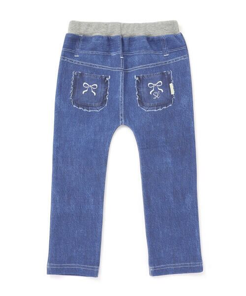 SLAP SLIP / スラップ スリップ その他パンツ | ワクワクいろんなモチーフデニム風プリントミラノリブパンツ(80~120cm) | 詳細15