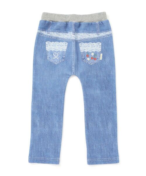 SLAP SLIP / スラップ スリップ その他パンツ | ワクワクいろんなモチーフデニム風プリントミラノリブパンツ(80~120cm) | 詳細17