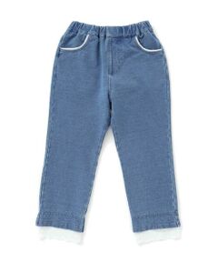 SLAP SLIP / スラップ スリップ デニムパンツ | 裾レースデニムカプリパンツ(80~130cm)