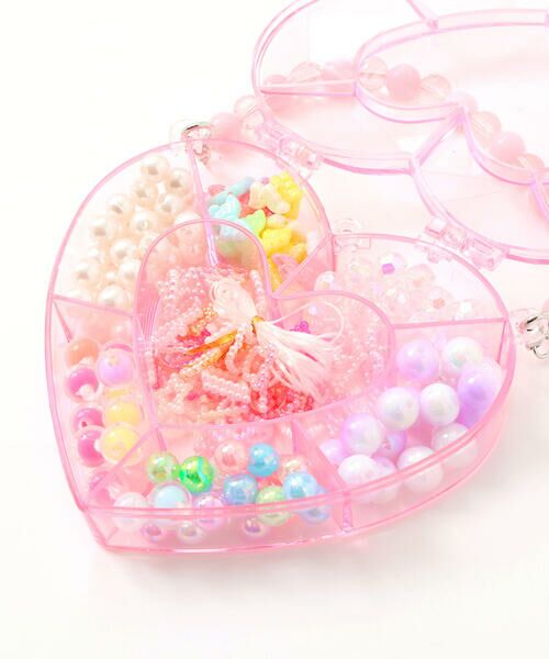 SLAP SLIP / スラップ スリップ その他雑貨 | キラキラときめくハートお花ケース付きDIYビーズアソート | 詳細1