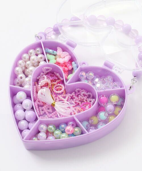 SLAP SLIP / スラップ スリップ その他雑貨 | キラキラときめくハートお花ケース付きDIYビーズアソート | 詳細8