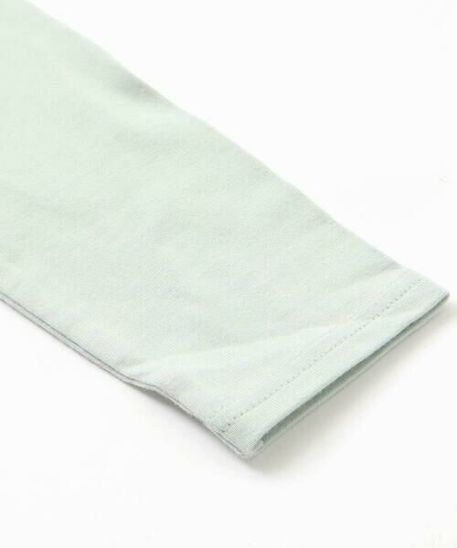 SLAP SLIP / スラップ スリップ Tシャツ | 裾スカラップアニマルクマネコウサギパッチ刺しゅうTシャツ(80~130cm) | 詳細12