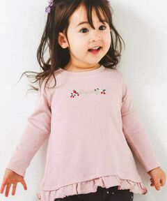 SLAP SLIP / スラップ スリップ Tシャツ | 【スララク/防汚加工】ときめきデザイン女の子長袖Tシャツ(80~130cm)