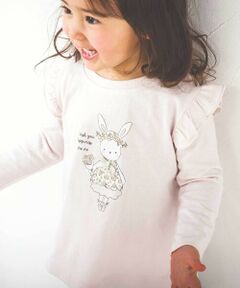 SLAP SLIP / スラップ スリップ Tシャツ | 【スララク/防汚加工】ときめきデザイン女の子長袖Tシャツ(80~130cm)