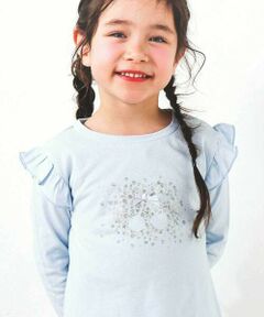 SLAP SLIP / スラップ スリップ Tシャツ | 【スララク/防汚加工】ときめきデザイン女の子長袖Tシャツ(80~130cm)