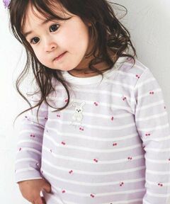 SLAP SLIP / スラップ スリップ Tシャツ | 【スララク/防汚加工】ときめきデザイン女の子長袖Tシャツ(80~130cm)