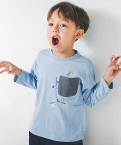 SLAP SLIP / スラップ スリップ カットソー | 【スララク/防汚加工】わくわくデザイン男の子長袖Tシャツ(80~130cm)
