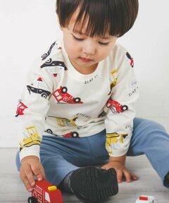 SLAP SLIP / スラップ スリップ カットソー | 【スララク/防汚加工】わくわくデザイン男の子長袖Tシャツ(80~130cm)