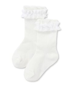 SLAP SLIP / スラップ スリップ ソックス | クシュっと履き口オーガンジーフリルソックス(13~21cm)