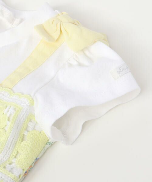 SLAP SLIP / スラップ スリップ ミニ丈・ひざ丈ワンピース | 【お揃い】【絵本コラボ-みつごようせいのおしゃれなドレスやさん-】お花かぎ編みワンピース(80~130cm) | 詳細13